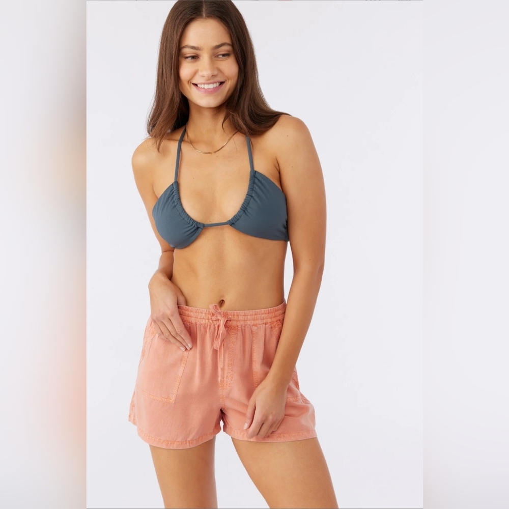 New O’Neill Coral Orange Melon Francina Short Medium NWT